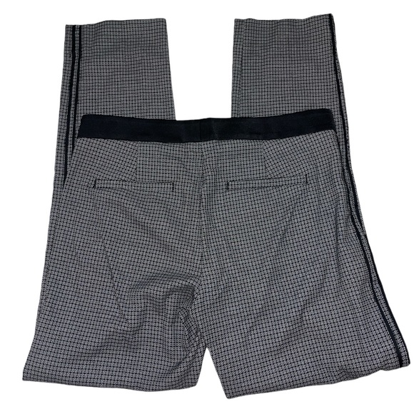 Banana Republic Dress Printed Stripe Black Pants - Picture 3 of 10